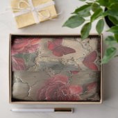 Papier Mousseline Cardinal en vol (Cadeau)