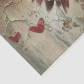 Papier Mousseline Cardinal en vol (Détail)