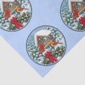 Papier Mousseline Cardinal Feast Blue (Détail)