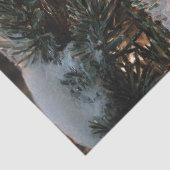 Papier Mousseline Cardinal in Snowy Pine Decoupage (Détail)