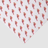 Papier Mousseline Cardinal rouge papier de tissus (Détail)