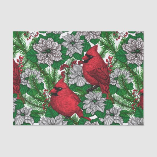 Papier Mousseline Cardinaux 2 (Recto)