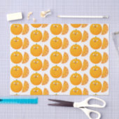 Papier Mousseline Caricature d'agrumes d'orange (Artisanat)