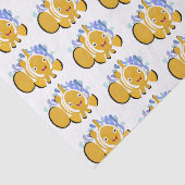 Papier Mousseline Caricature d'anénome de poisson clown joli (Détail)