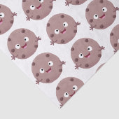 Papier Mousseline Caricature de biscuit à puce en chocolat (Détail)