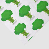 Papier Mousseline Caricature de brocoli dansant Cute kawaii (Détail)