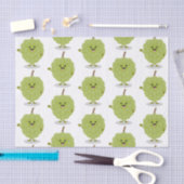 Papier Mousseline Caricature de chérimoya à la crème anglaise (Artisanat)