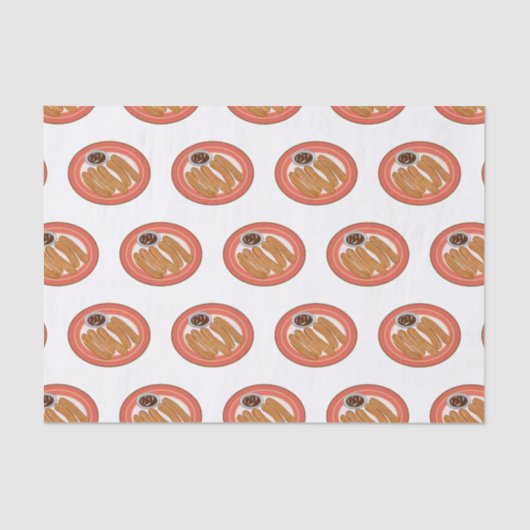 Papier Mousseline Caricature de Churro (Recto)