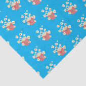 Papier Mousseline Caricature de pop-corn drôles (Détail)