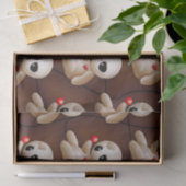 Papier Mousseline Caricature de poupée vaudou en amour (Cadeau)