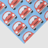 Papier Mousseline Caricature de voitures Cute kawaii (Détail)