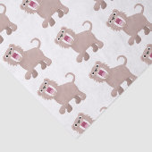 Papier Mousseline Caricature du tigre mignon Saber Toothed Smilodon (Détail)