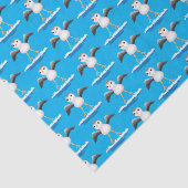 Papier Mousseline Caricature en bécasseau mignon (Détail)