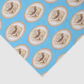 Papier Mousseline Caricature en rouleau de cannelle (Détail)