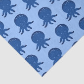 Papier Mousseline Caricature octopus mignonne vieux papier (Détail)