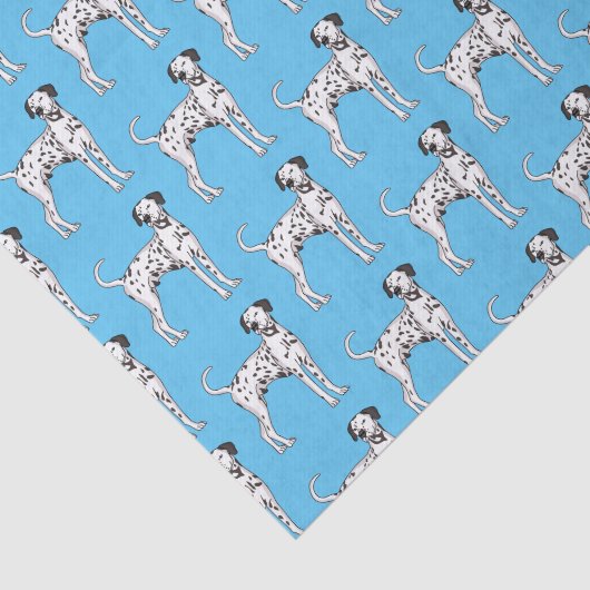 Papier Mousseline Caricature pour chien dalmate (Détail)