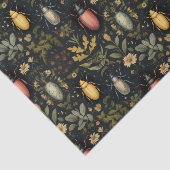 Papier Mousseline Caricatures florales et insectes (Détail)