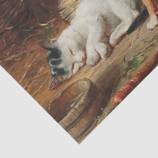Papier Mousseline Carl Reichert réveille les chiots (Détail)
