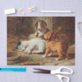 Papier Mousseline Carl Reichert réveille les chiots (Artisanat)