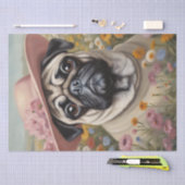 Papier Mousseline Carlin en fleur : un Imaginaire floral découpage (Artisanat)