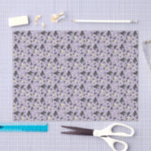 Papier Mousseline Carlins en pourpre (Artisanat)