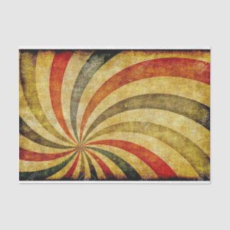 Papier Mousseline Carnaval de cirque vintage en détresse bande Multi