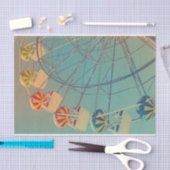 Papier Mousseline Carnaval de Ferris Retro - Découpage photo (Artisanat)