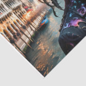 Papier Mousseline Carnaval de Venise - Découpage - (Détail)