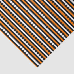 Papier Mousseline Carnaval d'Halloween Magie Orange & Noir