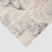 Papier Mousseline Carnet de terrain botanique (Détail)