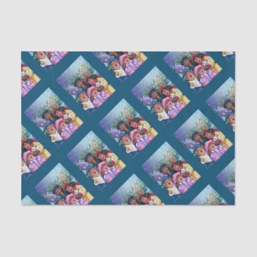 Papier Mousseline Caroleurs de Noël (Recto)