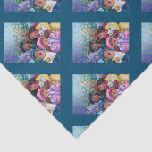 Papier Mousseline Caroleurs de Noël (Détail)