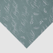 Papier Mousseline Carols bleus congelés (Détail)