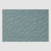 Papier Mousseline Carols bleus congelés (Recto)