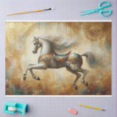 Papier Mousseline Carousel Cheval Gothique Panche à vapeur Découpage (Artisanat)