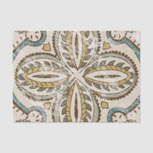 Papier Mousseline Carré Batik III non inscrit