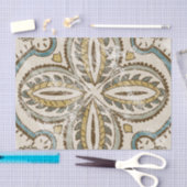 Papier Mousseline Carré Batik III non inscrit (Artisanat)