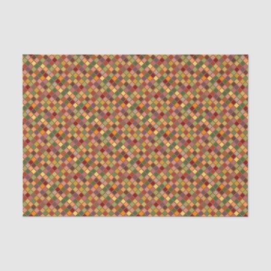 Papier Mousseline Carré d'automne (Recto)