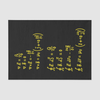 Papier Mousseline Carré de formule physique Invitation Sticker