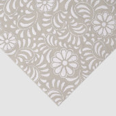 Papier Mousseline Carreau de Talavera beige Style espagnol Fiesta (Détail)