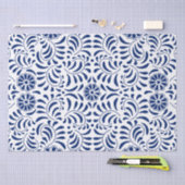 Papier Mousseline Carreau de Talavera bleu Style espagnol Fiesta (Artisanat)