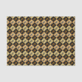 Papier Mousseline Carreaux Fleur De Lis (Recto)