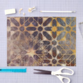 Papier Mousseline Carreaux mystiques I (Artisanat)