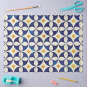 Papier Mousseline Carreaux portugais - Azulejo Motif Design (Artisanat)