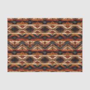 Papier Mousseline Carrelage Faux motif occidental découpage