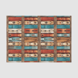 Papier Mousseline Carrelage Faux motif occidental découpage