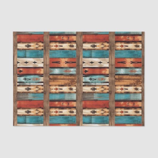 Papier Mousseline Carrelage Faux motif occidental découpage (Recto)