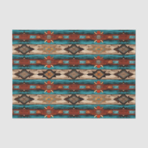 Papier Mousseline Carrelage Faux motif occidental découpage