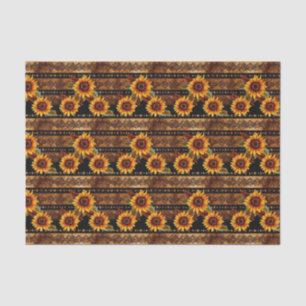 Papier Mousseline Carrelage Faux motif occidental découpage