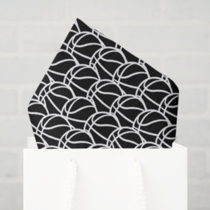 Papier Mousseline Carrelage noir blanc cool Basketball sports